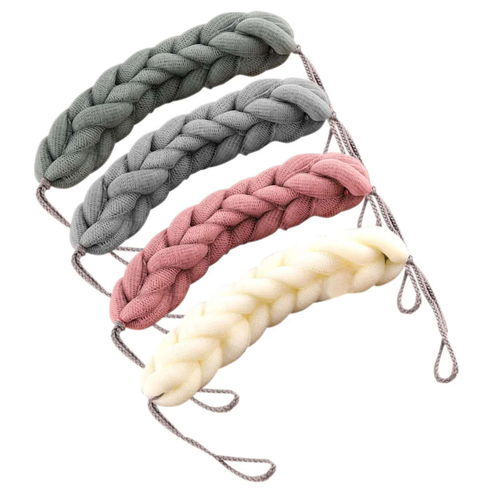 4 Pcs Bath Sponge Set Soft Hanging Shower Loofah Mesh Bathing Scrubbers Gentle Skin Exfoliation Body
4 Pcs Bath Sponge Set Soft Hanging Shower Loofah Mesh Bathing Scrubbers Gentle Skin Exfoliation Body