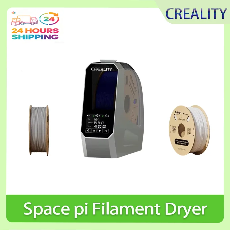 Creality Space π Filament Dryer Box 1KG Filament Storage Keeping Dry Adjustable Temperature 45℃-70℃ 360° Hot-air Heating 0-48
Creality Space π Filament Dryer Box 1KG Filament Storage Keeping Dry Adjustable Temperature 45℃-70℃ 360° Hot-air Heating 0-48