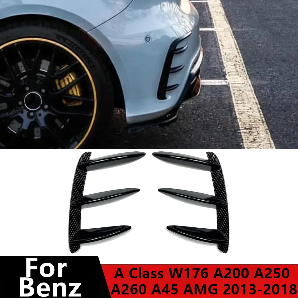 For Mercedes Benz A Class W176 A200 A250 A260 A45 AMG 2013-2018 Rear Bumper Lip Spoiler Vent Hatchback Canard Splitter Body Kit
For Mercedes Benz A Class W176 A200 A250 A260 A45 AMG 2013-2018 Rear Bumper Lip Spoiler Vent Hatchback Canard Splitter Body Kit
