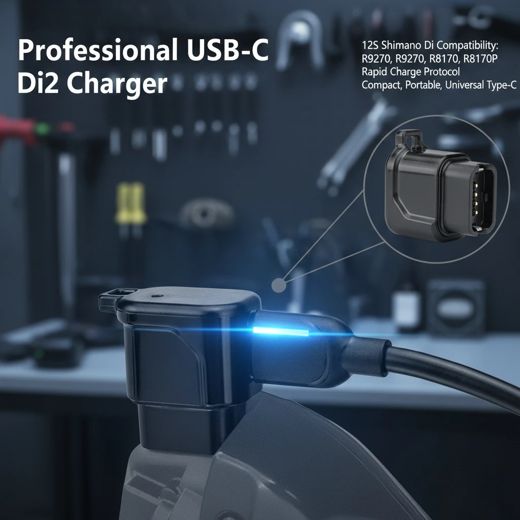 USB-C Di2 Charger Adapter Type-C For Shimano 12S R9200 R8100 R7150 Compact Converter Plug Fast Charge Road Bike Repair Tool 1pc
USB-C Di2 Charger Adapter Type-C For Shimano 12S R9200 R8100 R7150 Compact Converter Plug Fast Charge Road Bike Repair Tool 1pc