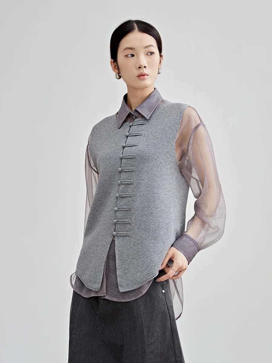 Soft Knitted Svel Women's Sweater with Button New Chinese Sle Versatile Faionable Autumn 2024 Ne Pure Color
Soft Knitted Svel Women's Sweater with Button New Chinese Sle Versatile Faionable Autumn 2024 Ne Pure Color