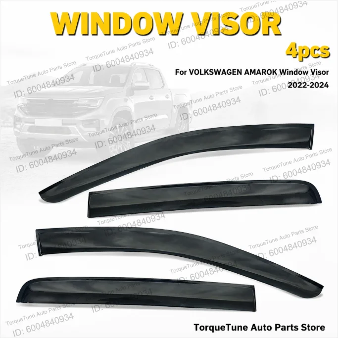 Premium Direct Fit Easy Installation Durable Window Visor Wind Deflector For VOLKSWAGEN AMAROK 2022-2024 Rain Guard
Premium Direct Fit Easy Installation Durable Window Visor Wind Deflector For VOLKSWAGEN AMAROK 2022-2024 Rain Guard
