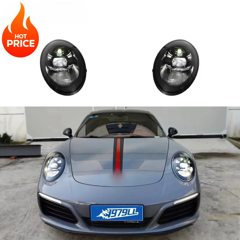 Hot sale! 2023 Style Led Headlights for porsche 911 2012 2016 2013 2014 2015 991.1 991.2 991 Upgrade to 992 Led Headlight
Hot sale! 2023 Style Led Headlights for porsche 911 2012 2016 2013 2014 2015 991.1 991.2 991 Upgrade to 992 Led Headlight