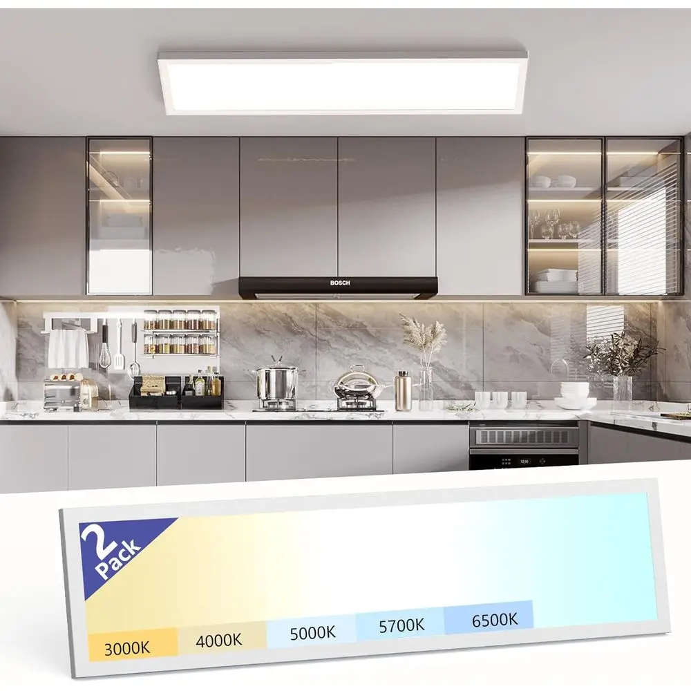 Светодиодная панель 1x4 для поверхностного монтажа, 2 шт., 50 Вт, 5500 лм, с двойной регулировкой цветовой температуры (5CCT): 3000K/4000K/5000K/5700K/6500K и мощностью 30-50 Вт
Светодиодная панель 1x4 для поверхностного монтажа, 2 шт., 50 Вт, 5500 лм, с двойной регулировкой цветовой температуры (5CCT): 3000K/4000K/5000K/5700K/6500K и мощностью 30-50 Вт