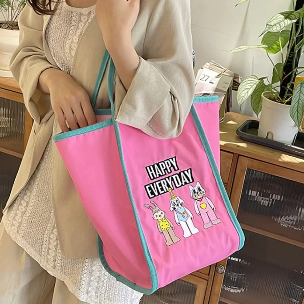 Tote Bag Reusable Bunny Shoulder Bag Casual Cute Cartoon Shopping Bag Lightweight Portable Embroidery Basket Bag Shopping
Tote Bag Reusable Bunny Shoulder Bag Casual Cute Cartoon Shopping Bag Lightweight Portable Embroidery Basket Bag Shopping