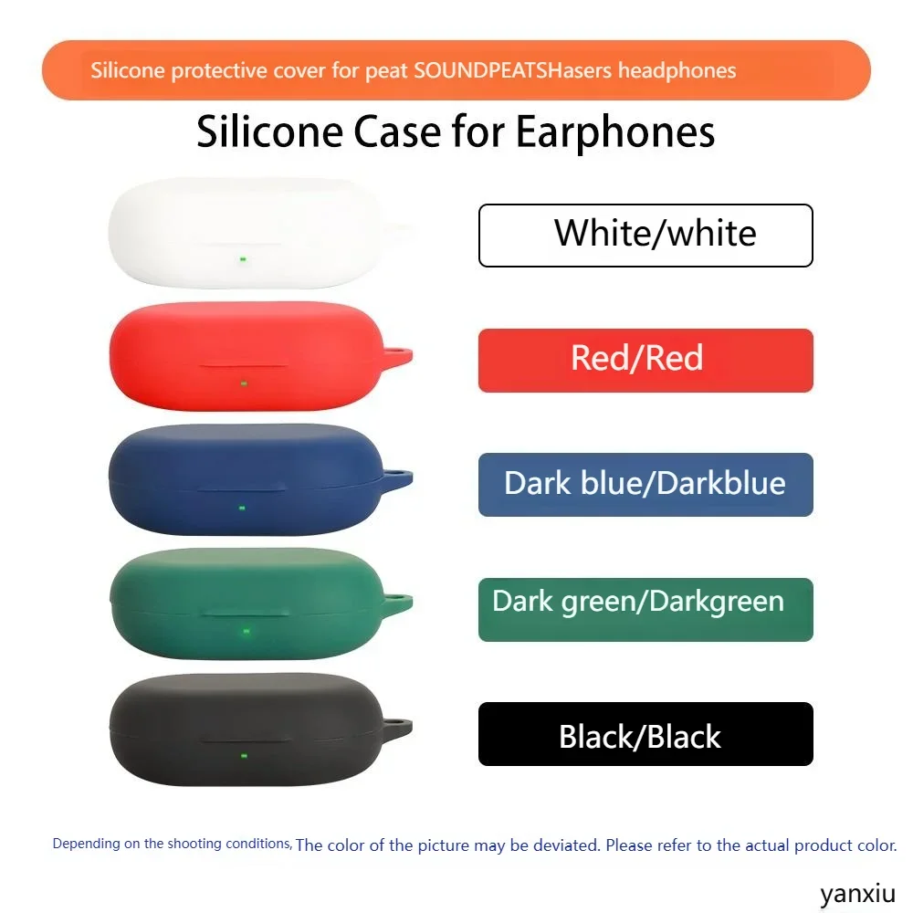 Auroras for SOUNDPEATS Chasers Full Cover Solid Color Earphone Case Shockproof Silicone Headphone Cover for SOUNDPEATS Chasers
Auroras for SOUNDPEATS Chasers Full Cover Solid Color Earphone Case Shockproof Silicone Headphone Cover for SOUNDPEATS Chasers