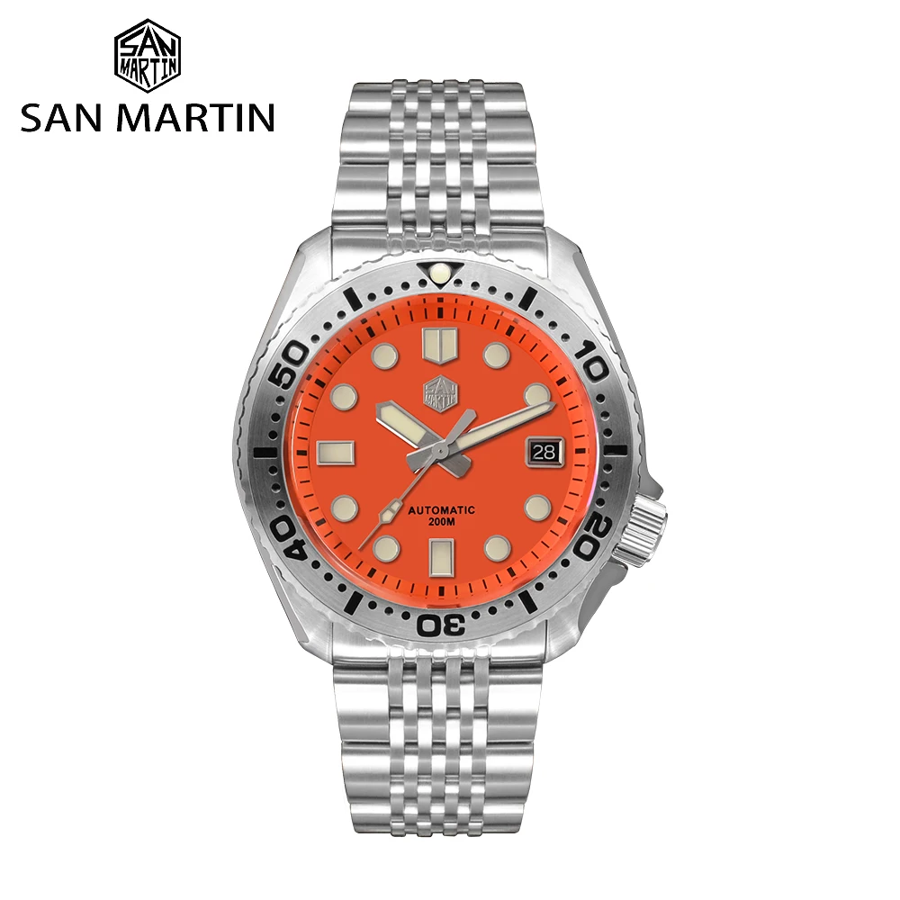 San Martin Design Luxury Watches for Men Diving 42.5mm Abalone Sport Japan NH35 Automatic Mechanical Watch Sapphire 20Bar SN0046
San Martin Design Luxury Watches for Men Diving 42.5mm Abalone Sport Japan NH35 Automatic Mechanical Watch Sapphire 20Bar SN0046