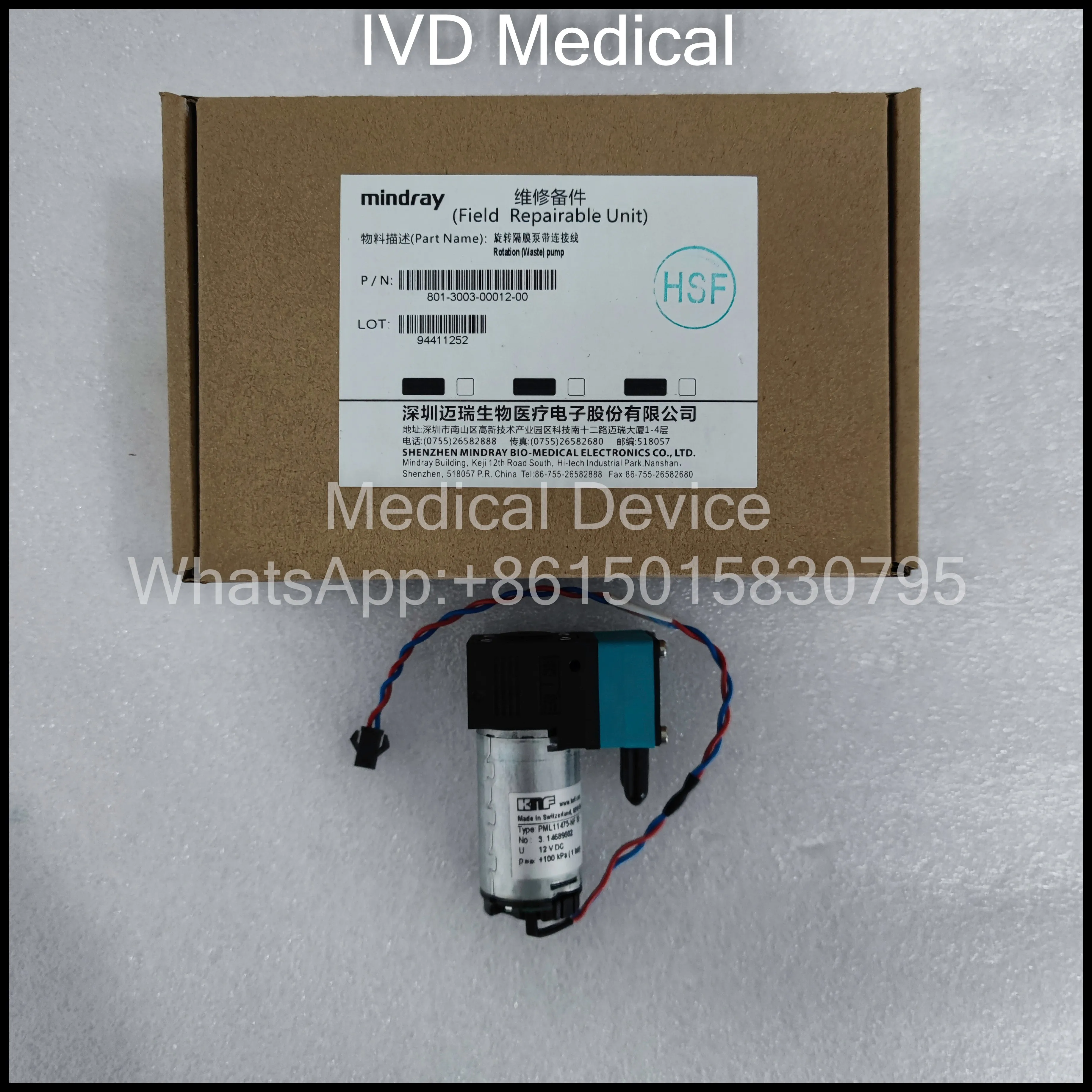 Гематологические анализаторы Mindray BC2600 BC2800 BC2800VET BC2600VET - Справочный насос Вакуумный насос Вращающийся насос 801-3003-00012-00
Гематологические анализаторы Mindray BC2600 BC2800 BC2800VET BC2600VET - Справочный насос Вакуумный насос Вращающийся насос 801-3003-00012-00