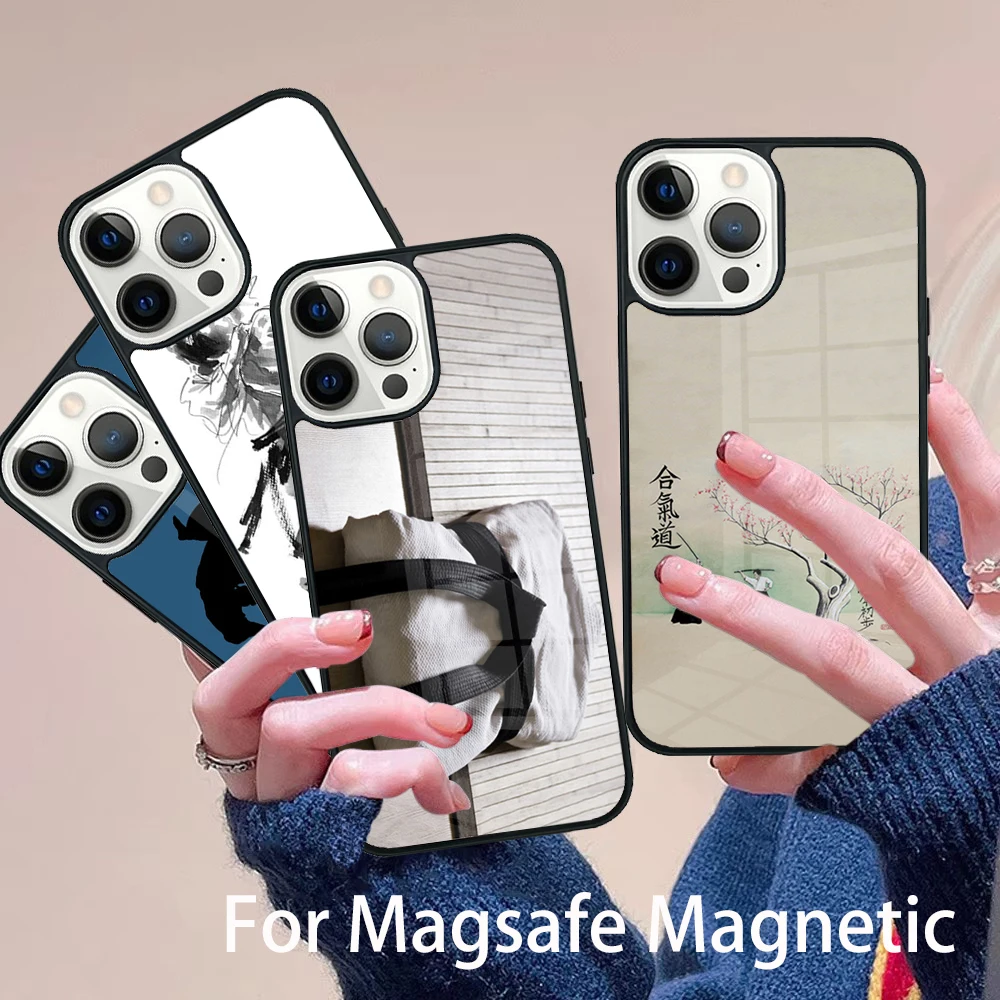 Aikido Japanese Martial Phone Case Magesafe Magnetic Wireless Charge Cover For IPhone 16 11 12 13 14 15 Pro Max Plus Mini
Aikido Japanese Martial Phone Case Magesafe Magnetic Wireless Charge Cover For IPhone 16 11 12 13 14 15 Pro Max Plus Mini