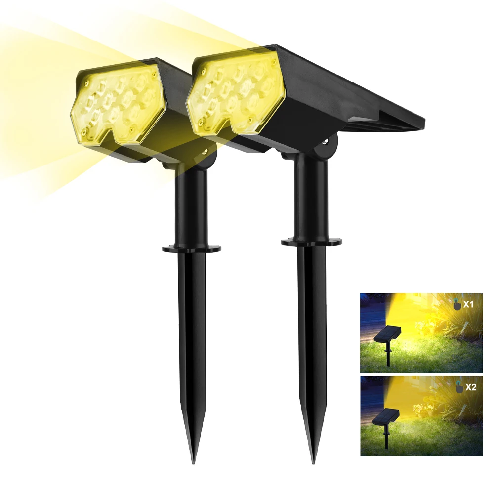 1PC Solar Spot Light 20LED Outdoor Garden Solar Landscape Spotlights IP65 Waterproof 2 Mode Wall Light Door Backyard Garage
1PC Solar Spot Light 20LED Outdoor Garden Solar Landscape Spotlights IP65 Waterproof 2 Mode Wall Light Door Backyard Garage