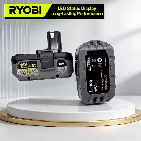 No Downtime, Just Uninterrupted Power. RYOBI 18V 4.0/6.0/8.0Ah Battery Ultra Durable Long Cycle Life For Impact Drill Wrench
No Downtime, Just Uninterrupted Power. RYOBI 18V 4.0/6.0/8.0Ah Battery Ultra Durable Long Cycle Life For Impact Drill Wrench