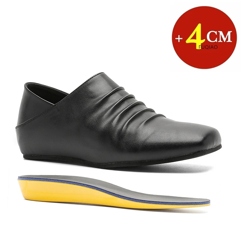 Men Minimalist Wrinkled Square Toe Birken Shoes Invisible 4cm Height Increase Elevator Leather Shoes Soft Comfor Non Slip Casual
Men Minimalist Wrinkled Square Toe Birken Shoes Invisible 4cm Height Increase Elevator Leather Shoes Soft Comfor Non Slip Casual