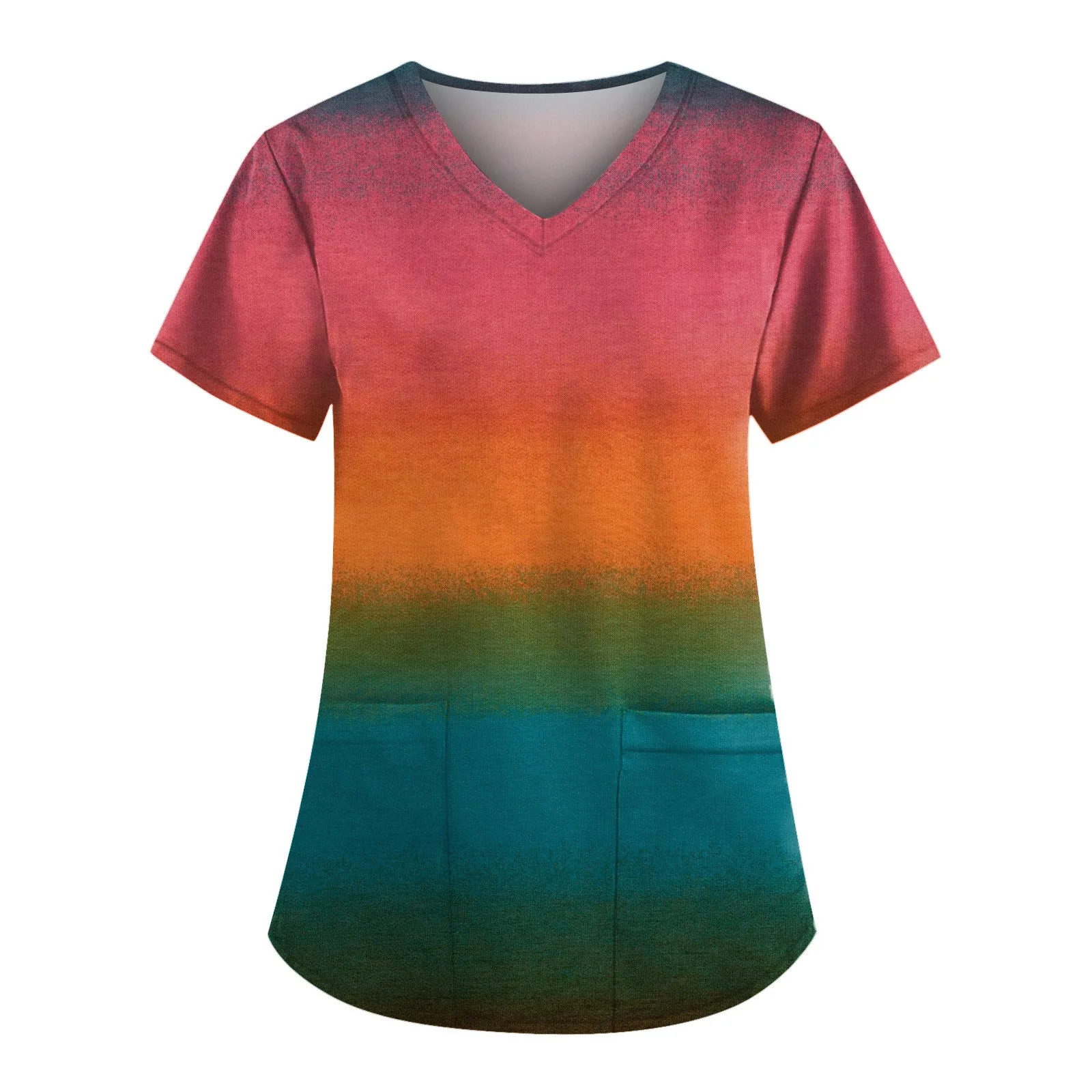 Plus Size Cute Printed Scrub Working Uniform Tops For Women 2024 V-Neck Short Sleeve Fun T-Shirts Workwear Tee With Pockets 여성옷
Plus Size Cute Printed Scrub Working Uniform Tops For Women 2024 V-Neck Short Sleeve Fun T-Shirts Workwear Tee With Pockets 여성옷