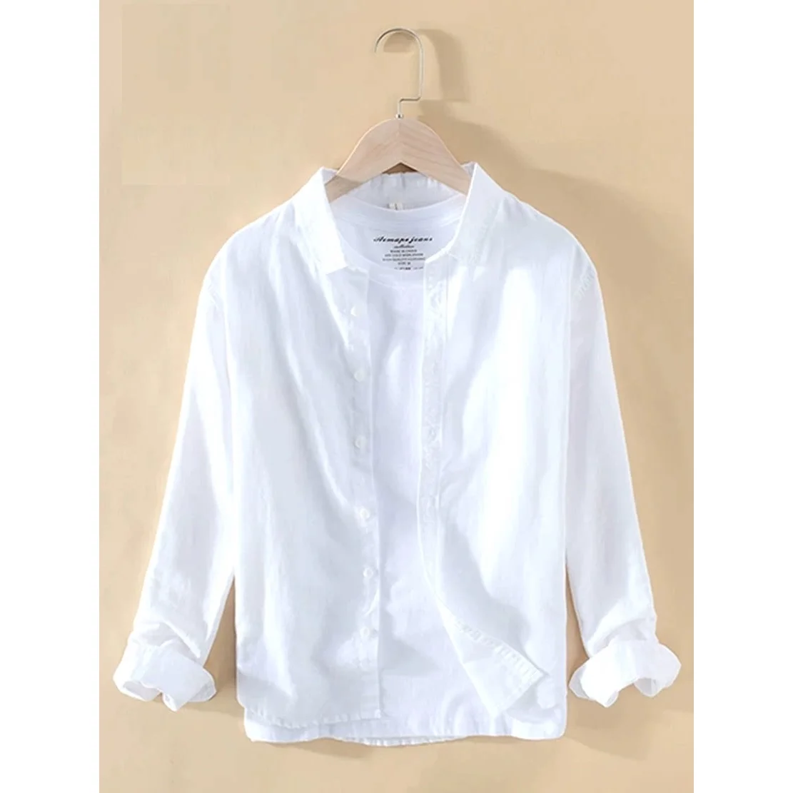 European Style Men's Pure Cotton Linen Shirt Casual Long Sleeve Wrinkled Breathable Slim Fit Open Cardigan Lightweight Autumn...
European Style Men's Pure Cotton Linen Shirt Casual Long Sleeve Wrinkled Breathable Slim Fit Open Cardigan Lightweight Autumn...