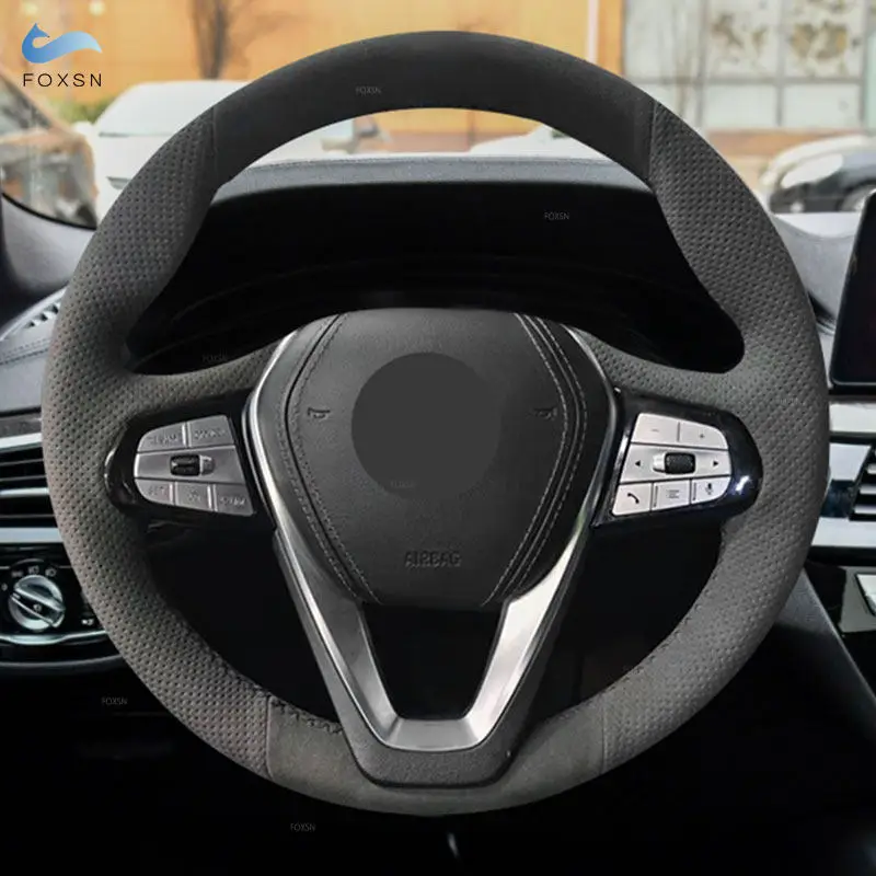 For BMW G11 G12 G20 G21 G30 G31 G32 X3 G01 X4 G02 X5 G05 X7 G07 G29 Hand-stitched Car Steering Wheel Cover Suede Leather Trim
For BMW G11 G12 G20 G21 G30 G31 G32 X3 G01 X4 G02 X5 G05 X7 G07 G29 Hand-stitched Car Steering Wheel Cover Suede Leather Trim