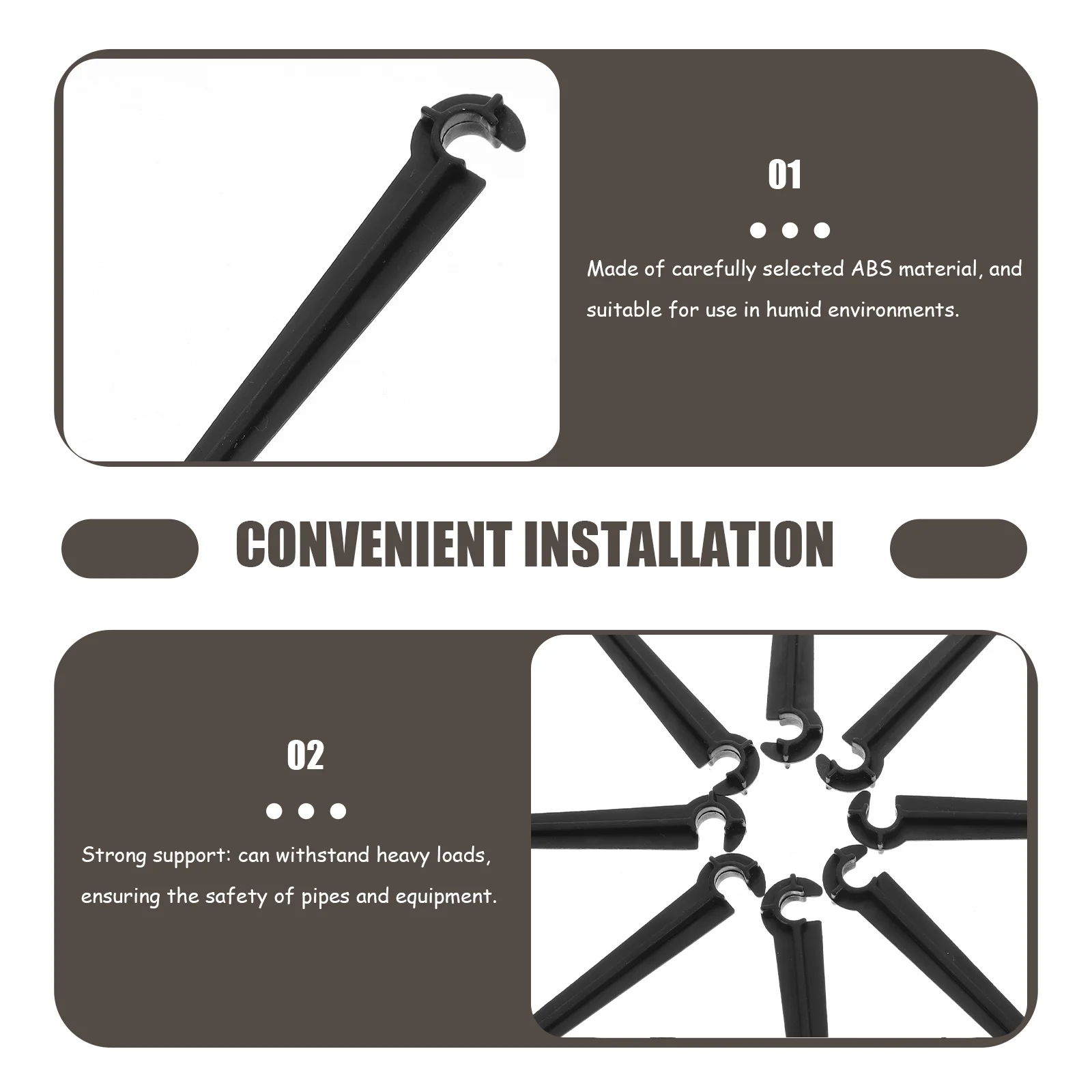 50Pcs Garden Irrigation Fixed Rod Stakes ABS Ground Insert for Drip Irrigation Support System Watering Brackets
50Pcs Garden Irrigation Fixed Rod Stakes ABS Ground Insert for Drip Irrigation Support System Watering Brackets