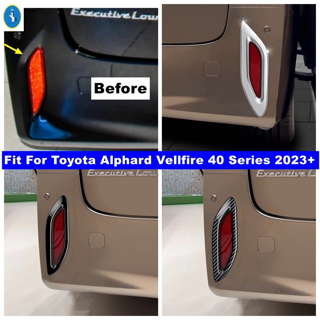 Rear Fog Lights Lamp Decoration Cover Trim Fit For Toyota Alphard Vellfire 40 Series 2023 2024 Carbon Fiber Exterior Accessories
Rear Fog Lights Lamp Decoration Cover Trim Fit For Toyota Alphard Vellfire 40 Series 2023 2024 Carbon Fiber Exterior Accessories