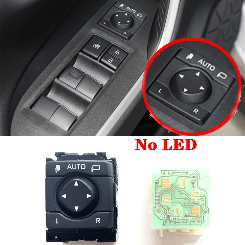 Rearview Mirror Folding Switch no LED For Toyota rav4 Crown Lexus Rear Mirror Folding Light Switch Button
Rearview Mirror Folding Switch no LED For Toyota rav4 Crown Lexus Rear Mirror Folding Light Switch Button