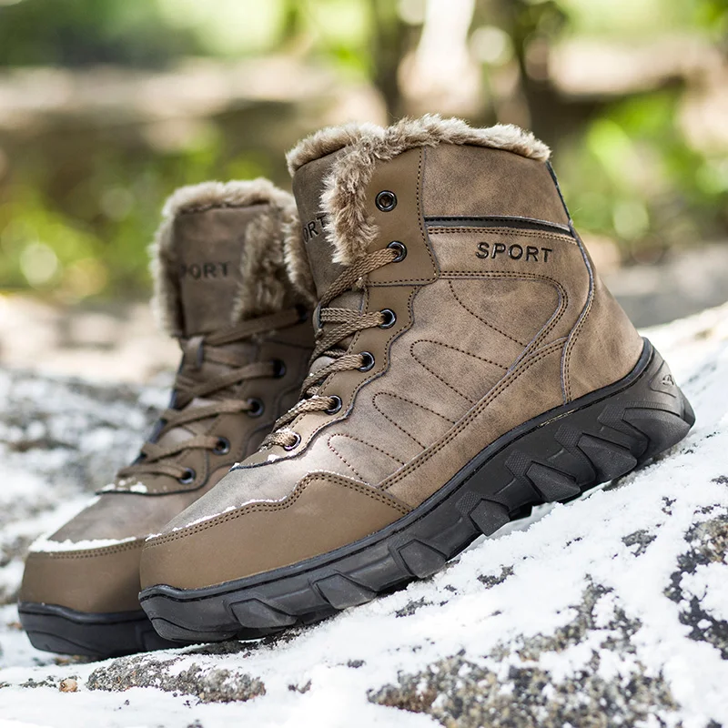 Winter Warm Antiskid Snow Boots for Men's Outdoor Fitness Comfortable Hiking Boots for Men's Cross-country Hiking Shoes Large 48
Winter Warm Antiskid Snow Boots for Men's Outdoor Fitness Comfortable Hiking Boots for Men's Cross-country Hiking Shoes Large 48