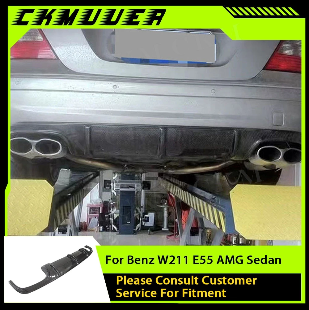 CKMUUER Для Mercedes-Benz W211 E55 AMG Седан 2002-2006: Задний диффузор из карбона, накладка на задний бампер, спойлер, комплект обвеса
CKMUUER Для Mercedes-Benz W211 E55 AMG Седан 2002-2006: Задний диффузор из карбона, накладка на задний бампер, спойлер, комплект обвеса