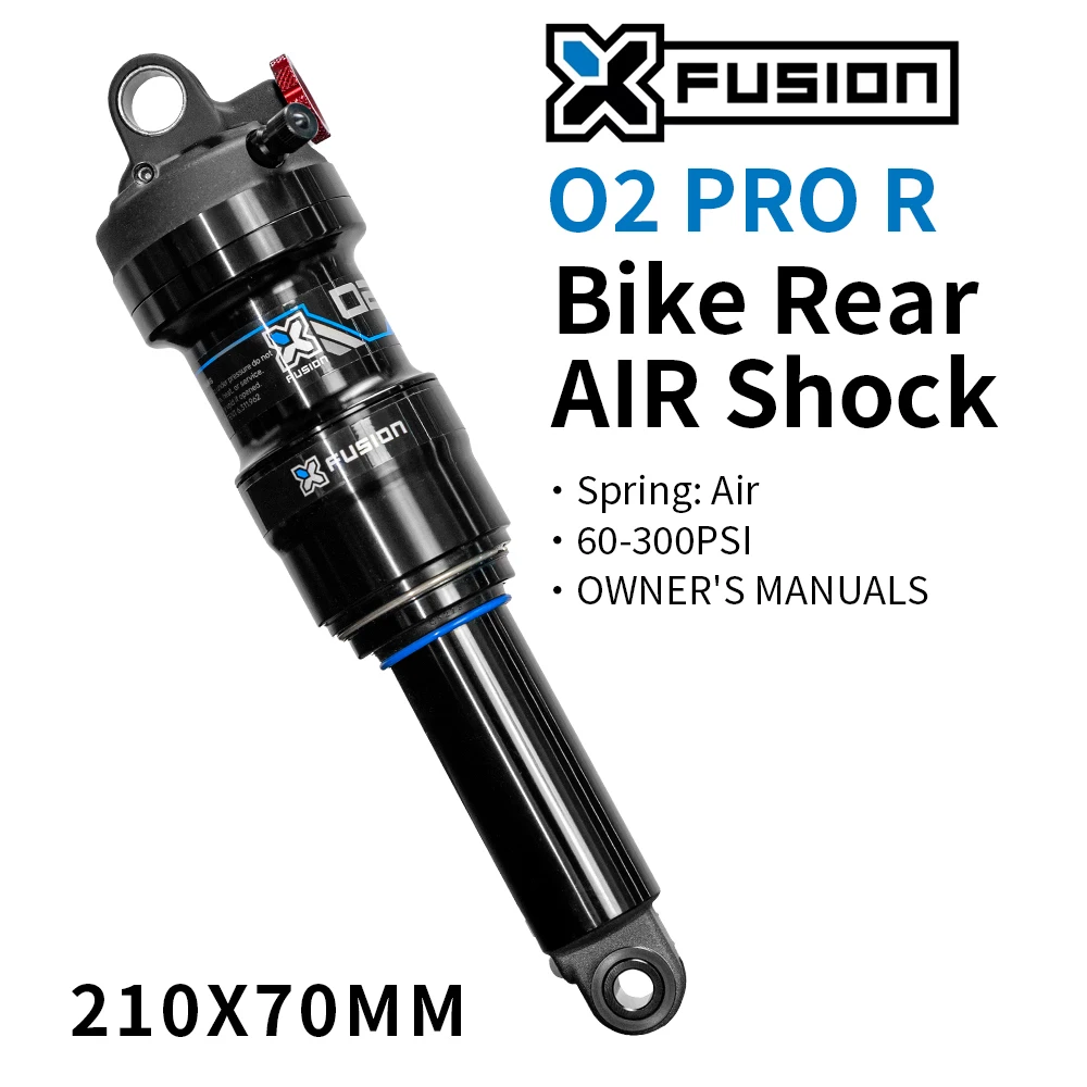 X-FUSION Rear Suspension 02 Pro R Air Spring Shocks Trunnion Mount Rebound Adjustment Aluminum Alloy Motorized Bicycle Cycling
X-FUSION Rear Suspension 02 Pro R Air Spring Shocks Trunnion Mount Rebound Adjustment Aluminum Alloy Motorized Bicycle Cycling