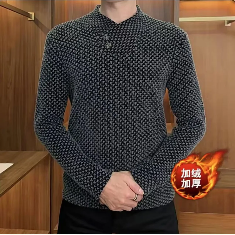 British Style V-neck Sweatshirt for Men Autumn WinterThick and Warm Business Social Sweatshirts Fashion Social Pullover M-5XL
British Style V-neck Sweatshirt for Men Autumn WinterThick and Warm Business Social Sweatshirts Fashion Social Pullover M-5XL