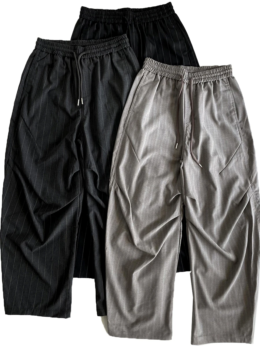 Мужские повседневные длинные брюки в стиле ретро, свободные, прямые, в полоску, с широкими штанинами, от музыкального бренда, из смесового полиэстера и вискозы, осенняя мода
Мужские повседневные длинные брюки в стиле ретро, свободные, прямые, в полоску, с широкими штанинами, от музыкального бренда, из смесового полиэстера и вискозы, осенняя мода