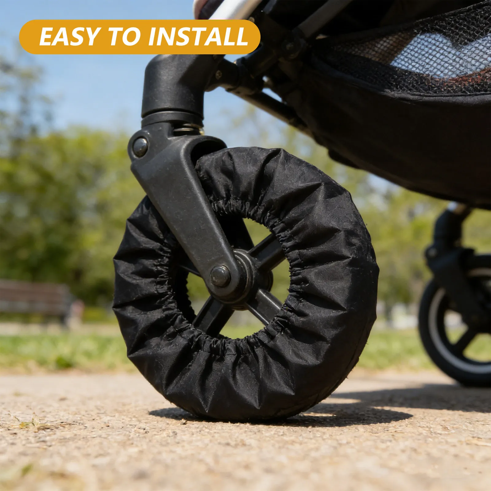 4Pcs Baby Stroller Wheel Protector - Dustproof Waterproof All-Weather Caster Sleeve for Infant Pushchair Front Rear Wheels -
4Pcs Baby Stroller Wheel Protector - Dustproof Waterproof All-Weather Caster Sleeve for Infant Pushchair Front Rear Wheels -