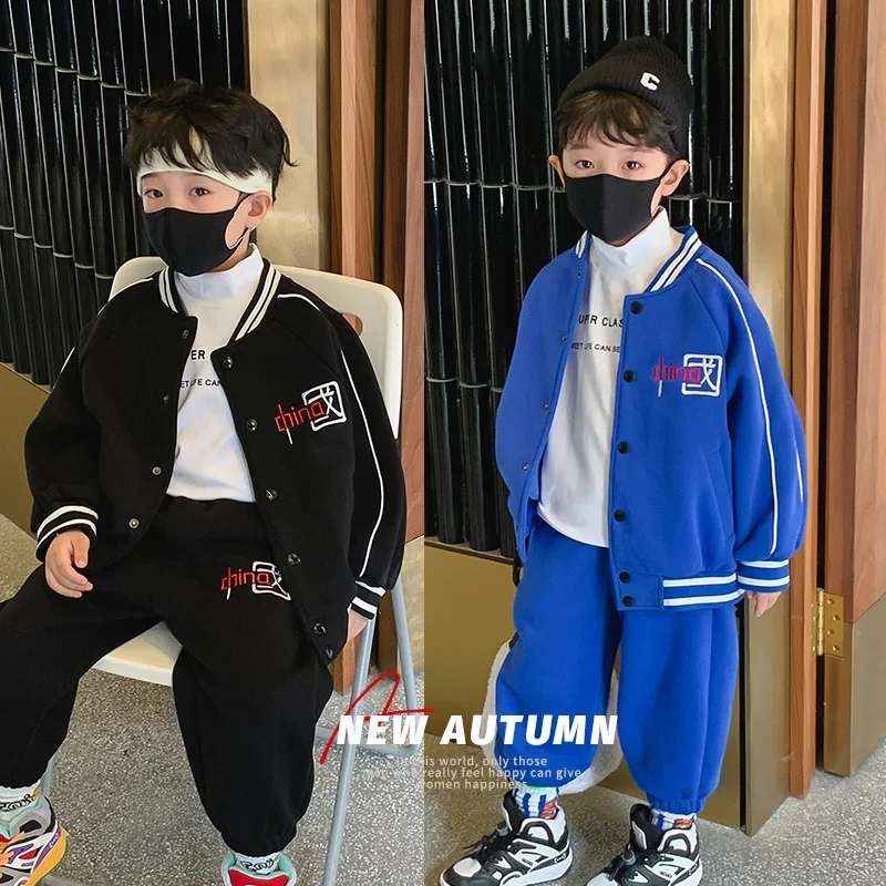 Children's Clothing Boys' Suit 2023 New Autumn and Winter Single Layer Fleece-Lined Baby Sports Meeting Suit Warm Fashion
Children's Clothing Boys' Suit 2023 New Autumn and Winter Single Layer Fleece-Lined Baby Sports Meeting Suit Warm Fashion