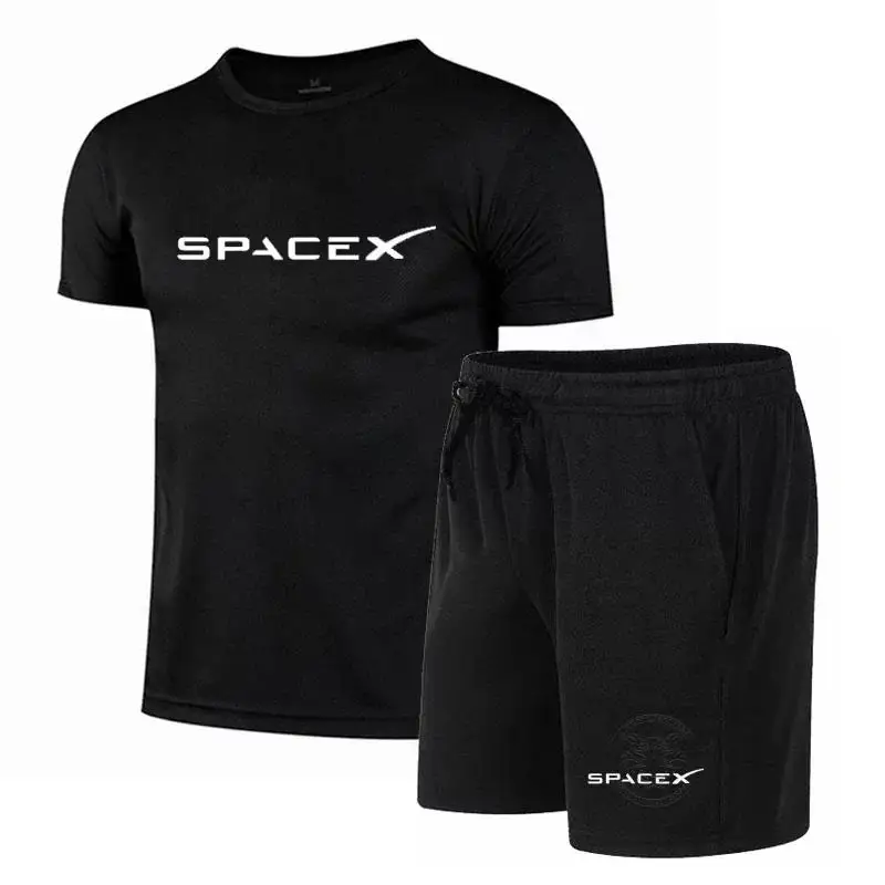 Men's Round Neck Running T-shirt + Shorts Two-piece Set Breathable Elastic Sportswear Fitness Casual Suit Summer New S-4XL
Men's Round Neck Running T-shirt + Shorts Two-piece Set Breathable Elastic Sportswear Fitness Casual Suit Summer New S-4XL