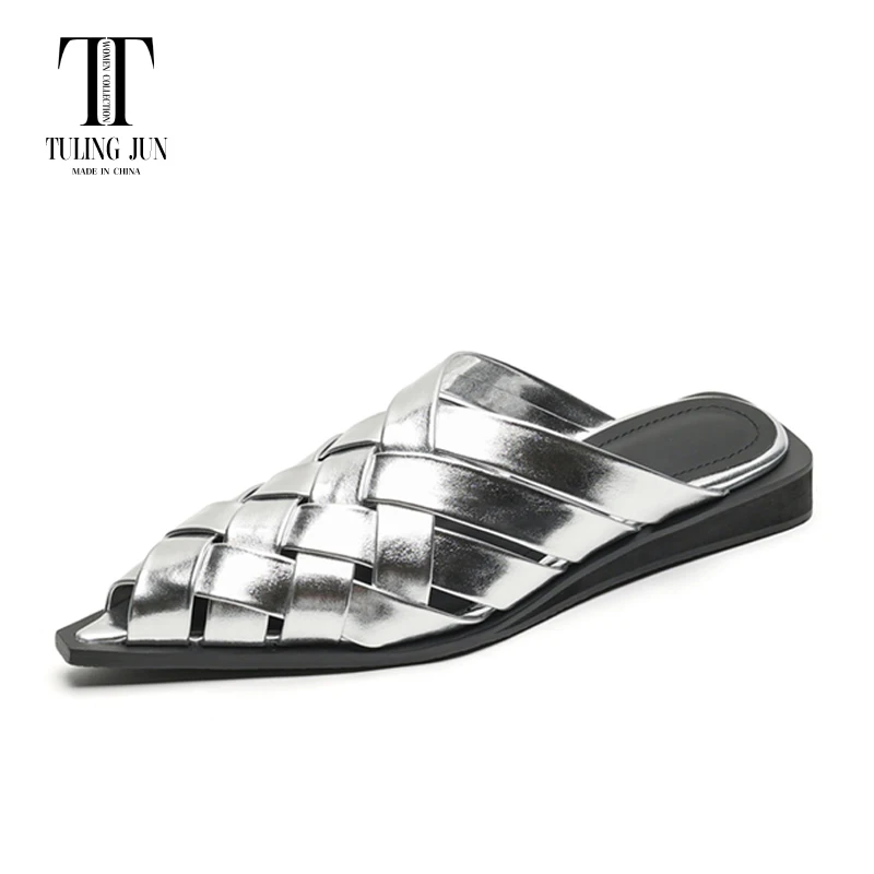 TULING JUN 2023 Summer Women's Shoes Pointed Toe Low Heel Comfort Leisure Braided Non-slip Slippers For Women LG393-2
TULING JUN 2023 Summer Women's Shoes Pointed Toe Low Heel Comfort Leisure Braided Non-slip Slippers For Women LG393-2