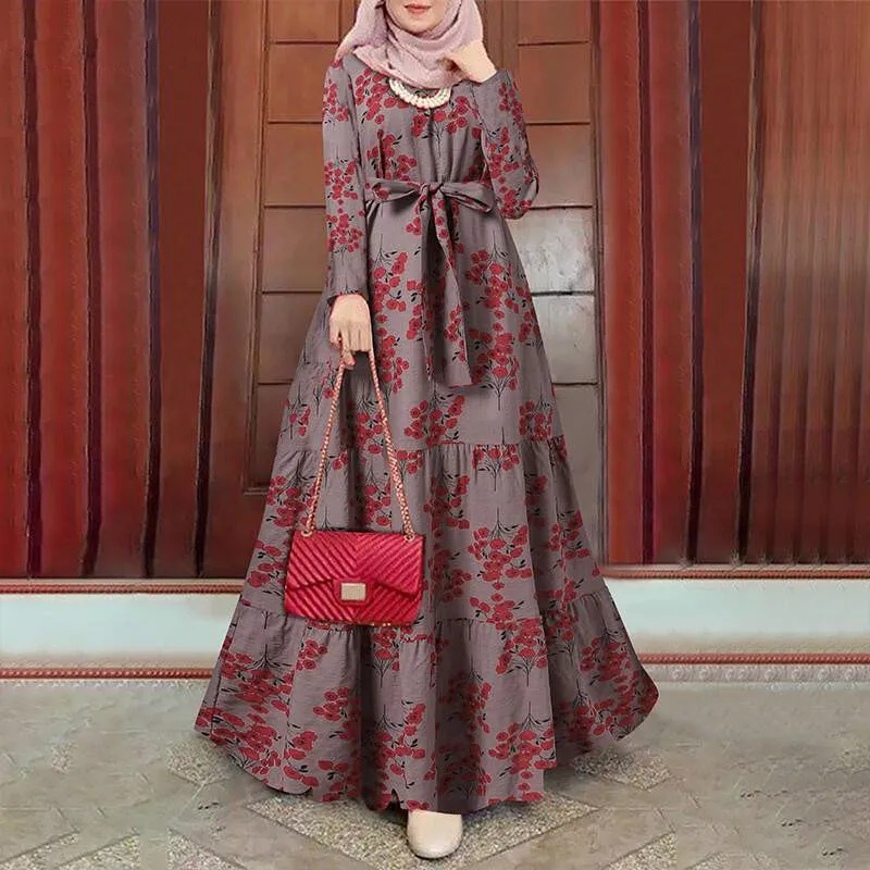 2023 New Islamic Abaya Dress Vintage Floral Muslim Abaya Ladies Sun Dress European and American
2023 New Islamic Abaya Dress Vintage Floral Muslim Abaya Ladies Sun Dress European and American