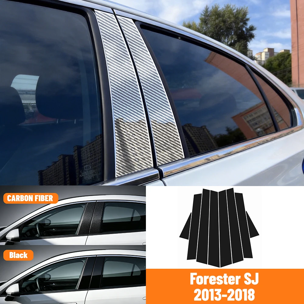 Glossy Black Mirror Effect Door Window Column B C Pillar Cover Post Trim For Subaru Forester SJ Carbon Fiber PC Material Sticker
Glossy Black Mirror Effect Door Window Column B C Pillar Cover Post Trim For Subaru Forester SJ Carbon Fiber PC Material Sticker