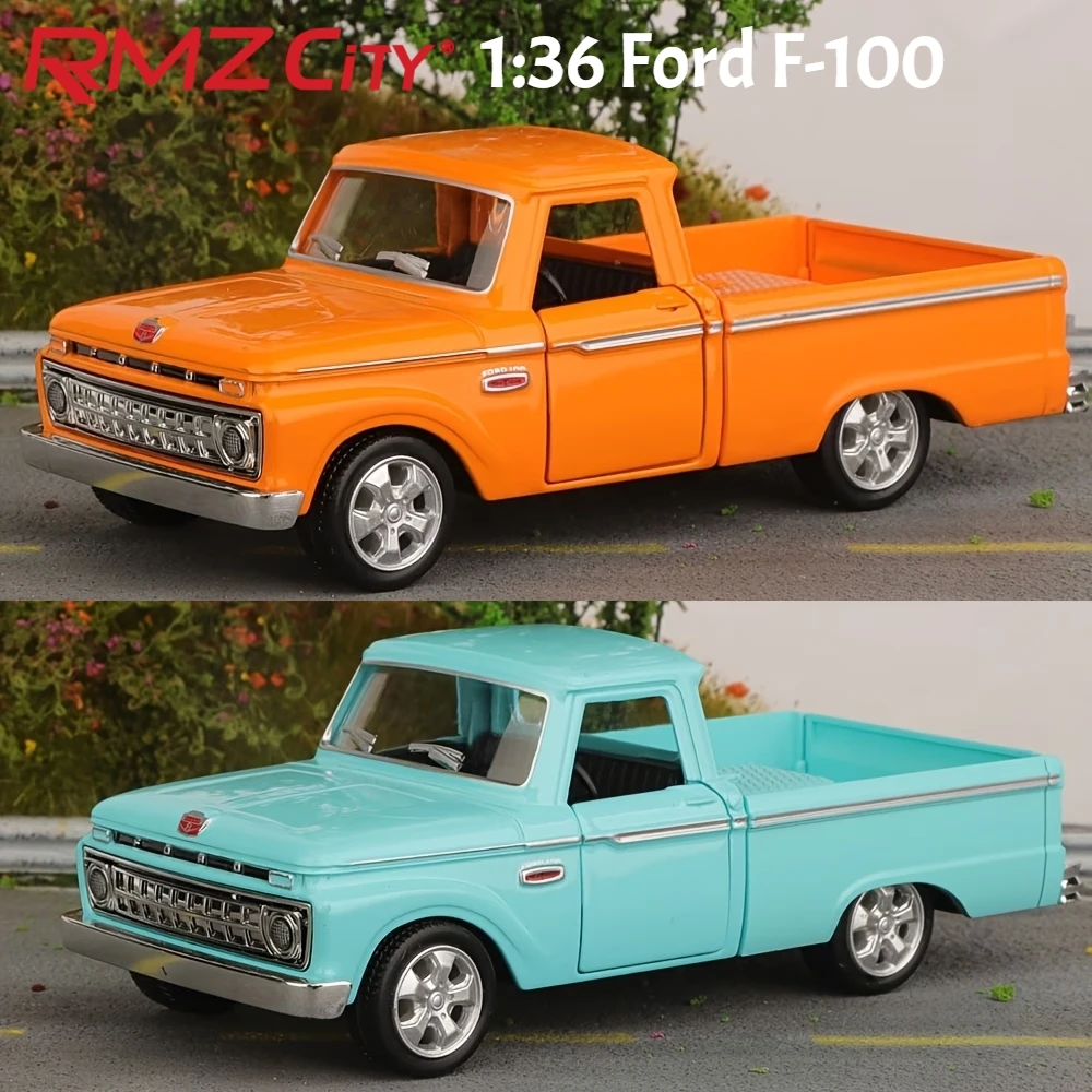 1:36 Ford F-100 SVT Pickup Truck Toy Car Model For Children RMZ CiTY Diecast Miniature Pull Back Collection Gift for Kid Boys
1:36 Ford F-100 SVT Pickup Truck Toy Car Model For Children RMZ CiTY Diecast Miniature Pull Back Collection Gift for Kid Boys