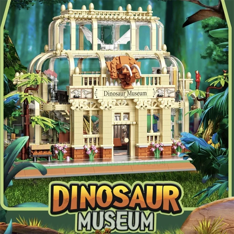 Dinosaur World Fossil Dinosaur Museum Mini Architectural Model Building Block With Lighting Sets Educational Toys For Kids Gifts
Dinosaur World Fossil Dinosaur Museum Mini Architectural Model Building Block With Lighting Sets Educational Toys For Kids Gifts