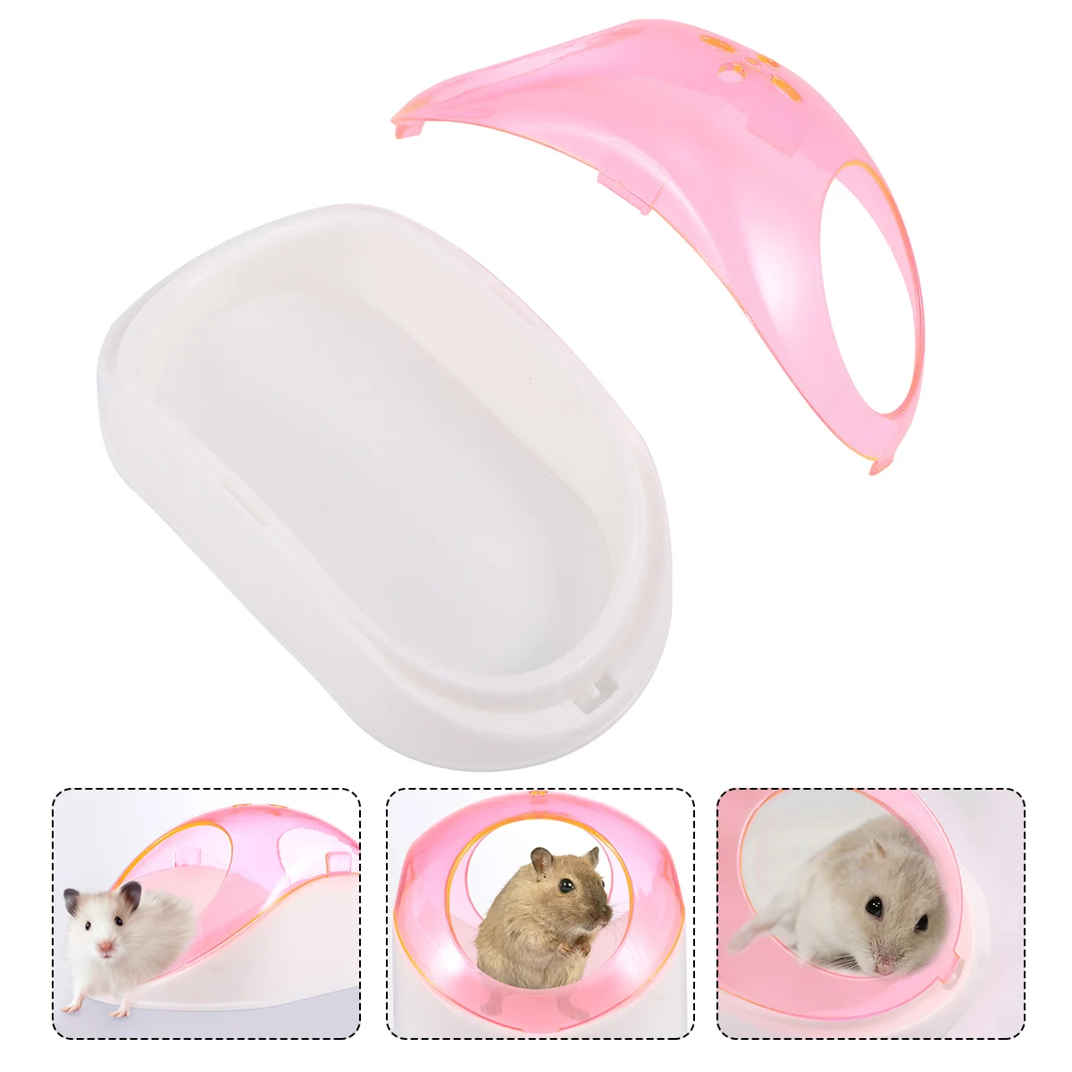 Small Pet Chinchilla Hamster Sand Bath Room Durable Plastic Bathroom With Scoop Portable For Home Outdoor Pink Random Color
Small Pet Chinchilla Hamster Sand Bath Room Durable Plastic Bathroom With Scoop Portable For Home Outdoor Pink Random Color
