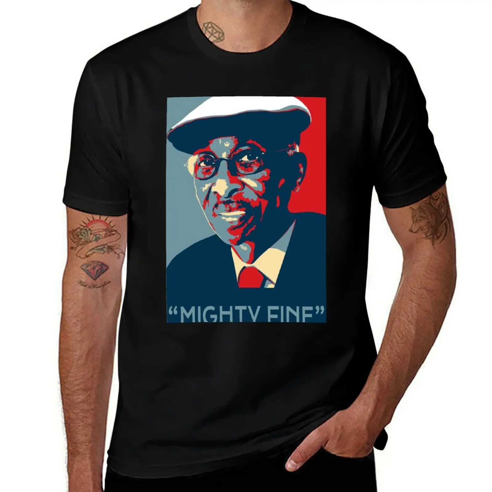 Mr. Roy Mighty Fine T-Shirt Classic Graphic Short Sleeve Top
Mr. Roy Mighty Fine T-Shirt Classic Graphic Short Sleeve Top