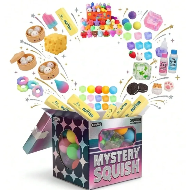 1PC Silky Soft Squishy Blind Box – 3 Independent Chances (Min. 2 Items Guaranteed) Surprise Stress Set
1PC Silky Soft Squishy Blind Box – 3 Independent Chances (Min. 2 Items Guaranteed) Surprise Stress Set