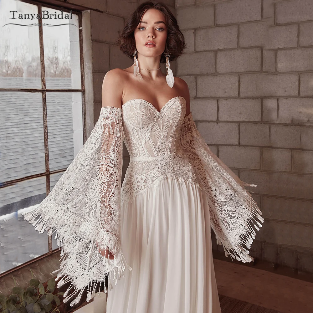Lace Bell Removeable Sleeves Wedding Accessories With Tassel Boho Bridal Fingerless Gloves DG120
Lace Bell Removeable Sleeves Wedding Accessories With Tassel Boho Bridal Fingerless Gloves DG120