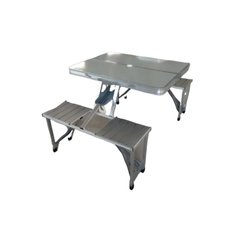 A practical outdoor folding aluminum table and chair designed for picnics and trips
A practical outdoor folding aluminum table and chair designed for picnics and trips