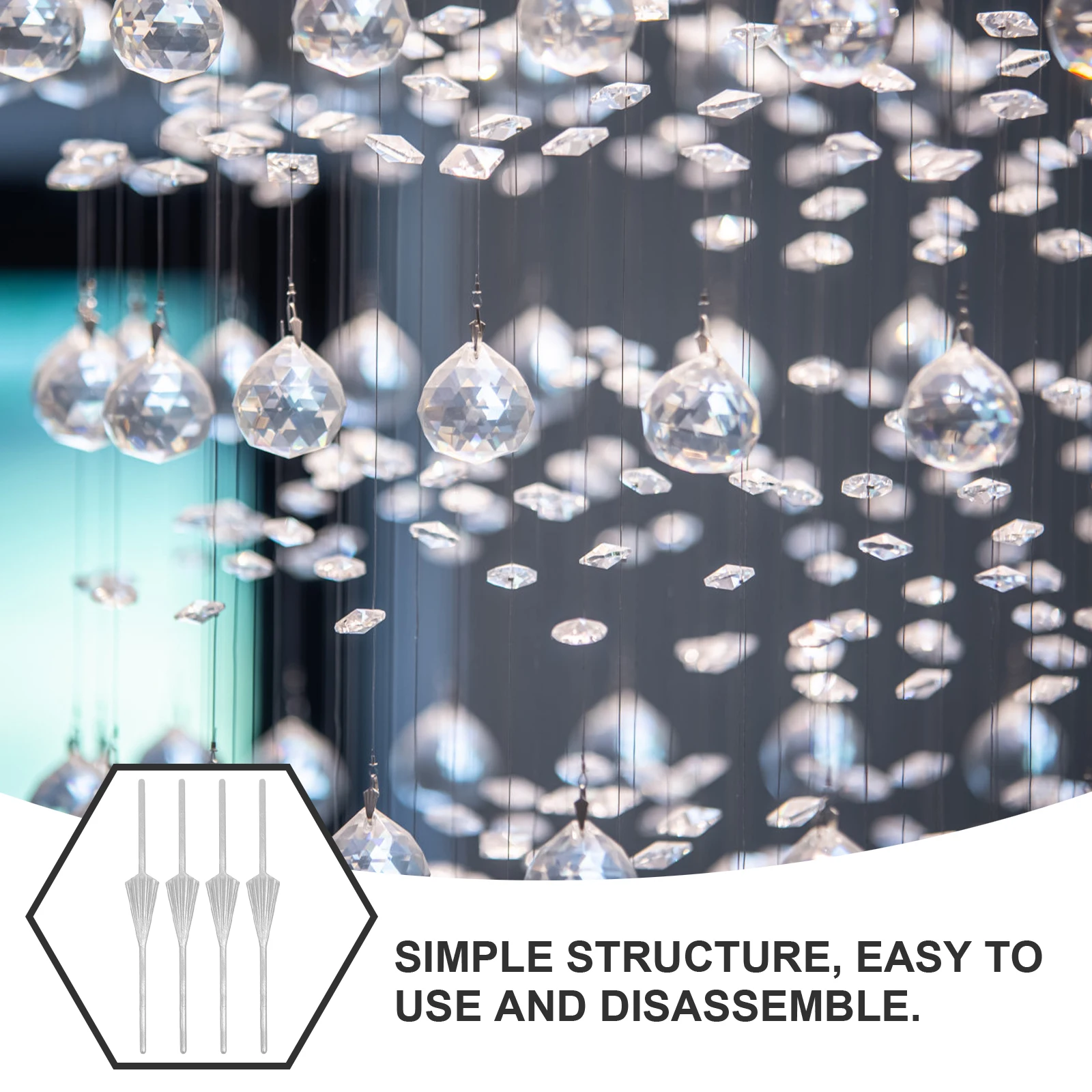 140Pcs Metal Chandelier Bow Tie Connectors Clip Fastening for Ceiling Light Crystals DIY Lamp Assembly Replacement Parts
140Pcs Metal Chandelier Bow Tie Connectors Clip Fastening for Ceiling Light Crystals DIY Lamp Assembly Replacement Parts