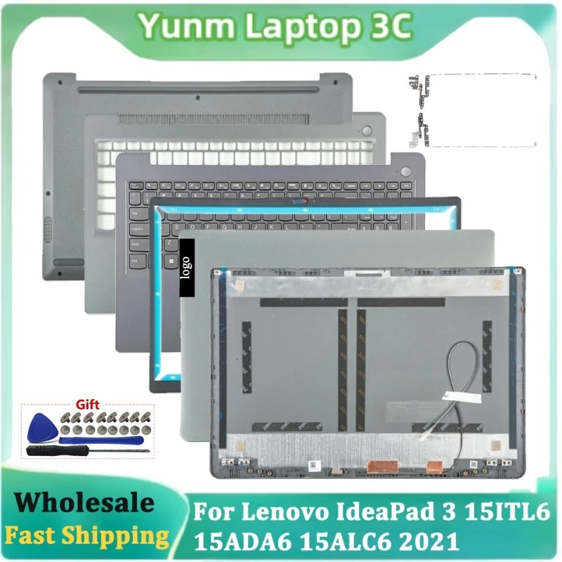 New For Lenovo IdeaPad 3 15ITL6 15ADA6 15ALC6 2021 Laptop LCD Back Cover/Front Bezel/Palmrest keyboard /Hinge/Bottom Case 15.6In
New For Lenovo IdeaPad 3 15ITL6 15ADA6 15ALC6 2021 Laptop LCD Back Cover/Front Bezel/Palmrest keyboard /Hinge/Bottom Case 15.6In