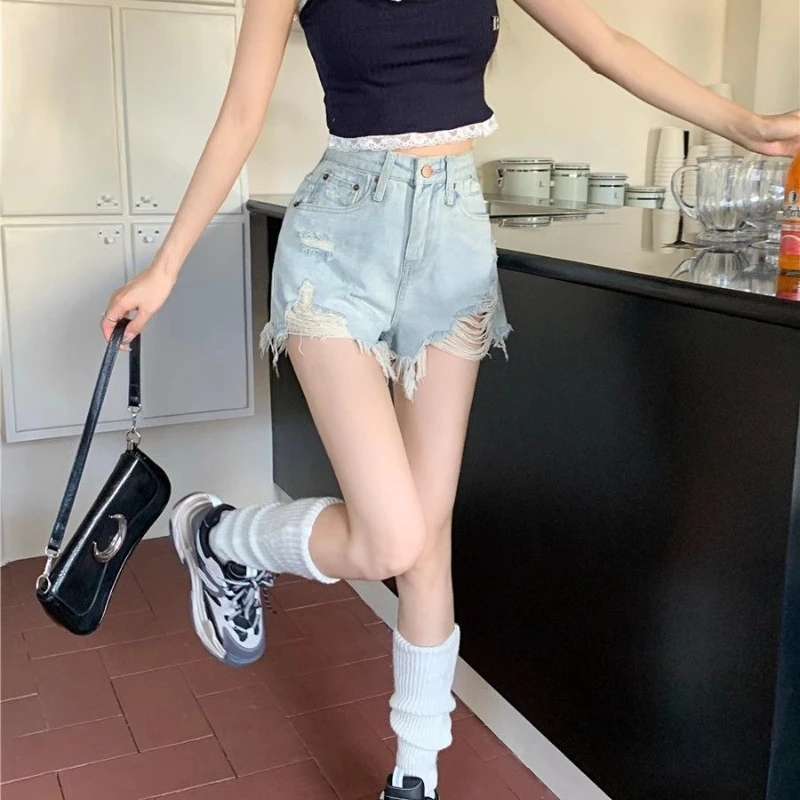 Рваные джинсовые шорты American Hot Girl для женщин
Рваные джинсовые шорты American Hot Girl для женщин