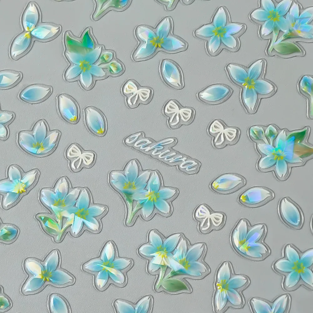 Spring Sakura Colored Light Nail Stickers for DIY Nail Art Decoration Glowing Nail Decals Sticker
Spring Sakura Colored Light Nail Stickers for DIY Nail Art Decoration Glowing Nail Decals Sticker