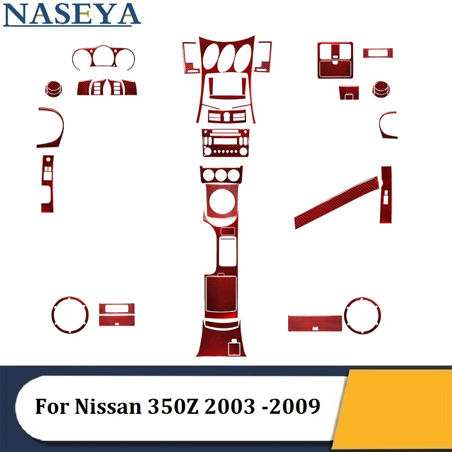 Carbon Fiber Red Stickers Cover Trim For Nissan 350Z 2003 2004 2005 2006 2007 2008 2009 Car Interior Decorative Accessories
Carbon Fiber Red Stickers Cover Trim For Nissan 350Z 2003 2004 2005 2006 2007 2008 2009 Car Interior Decorative Accessories