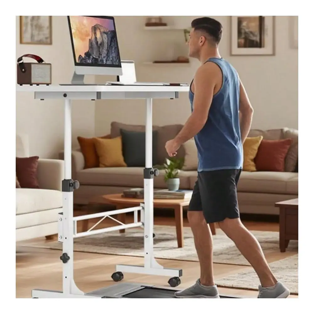 Small Standing Desk Rolling Adjustable Height,Mobile Sit Stand Up Portable Laptop Desk With Lockable Wheels For Computer Workst
Small Standing Desk Rolling Adjustable Height,Mobile Sit Stand Up Portable Laptop Desk With Lockable Wheels For Computer Workst