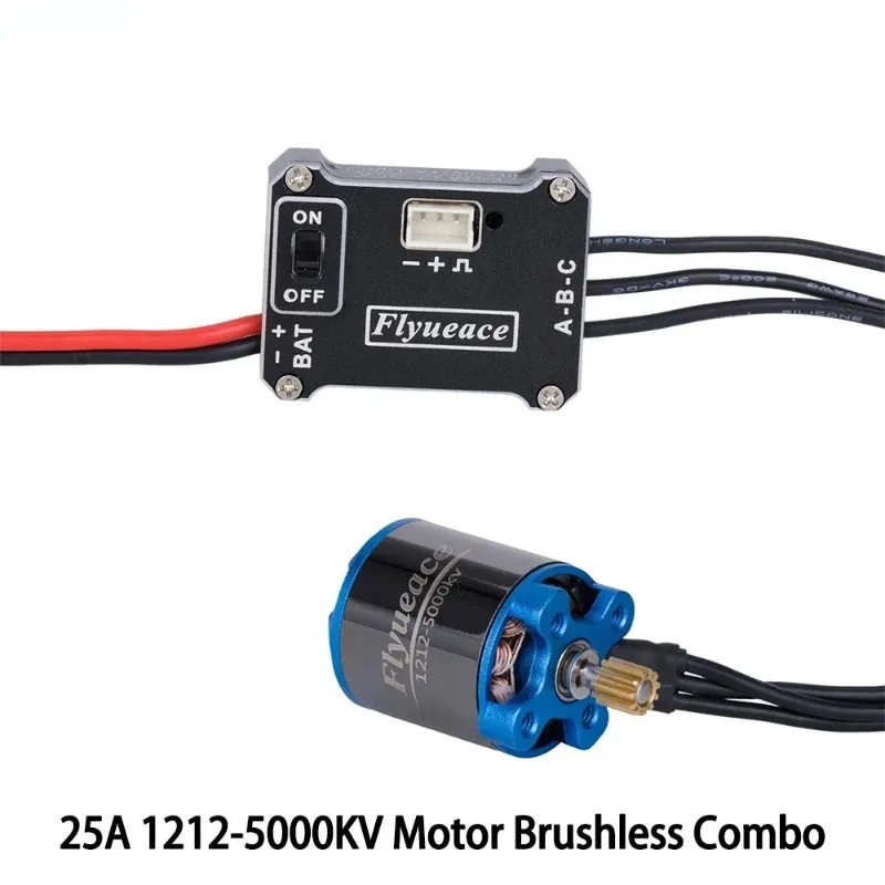 25A Brushless ESC 1212-5000KV Outrunner Motor Combo for SCX24 TRX4M 1/24 1/18 Crawler
25A Brushless ESC 1212-5000KV Outrunner Motor Combo for SCX24 TRX4M 1/24 1/18 Crawler