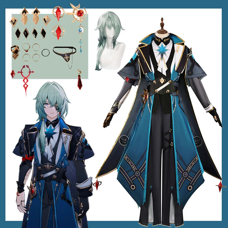 (*Honkai: Star Rail Dan Heng COS Костюмный комплект Imbibitor Lunae Экипировка Парик Игровой персонаж Аниме Стиль Ограниченная серия
(*Honkai: Star Rail Dan Heng COS Костюмный комплект Imbibitor Lunae Экипировка Парик Игровой персонаж Аниме Стиль Ограниченная серия