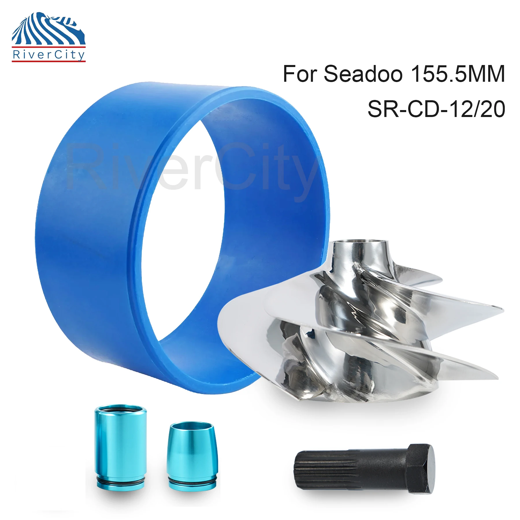 Jet Ski Impeller Fit Seadoo SR-CD-12/20 GTX 4-tech Supercharge Limited Supercharge 185HP,4-Blade Polished 155.5MM PWC Parts 
Jet Ski Impeller Fit Seadoo SR-CD-12/20 GTX 4-tech Supercharge Limited Supercharge 185HP,4-Blade Polished 155.5MM PWC Parts