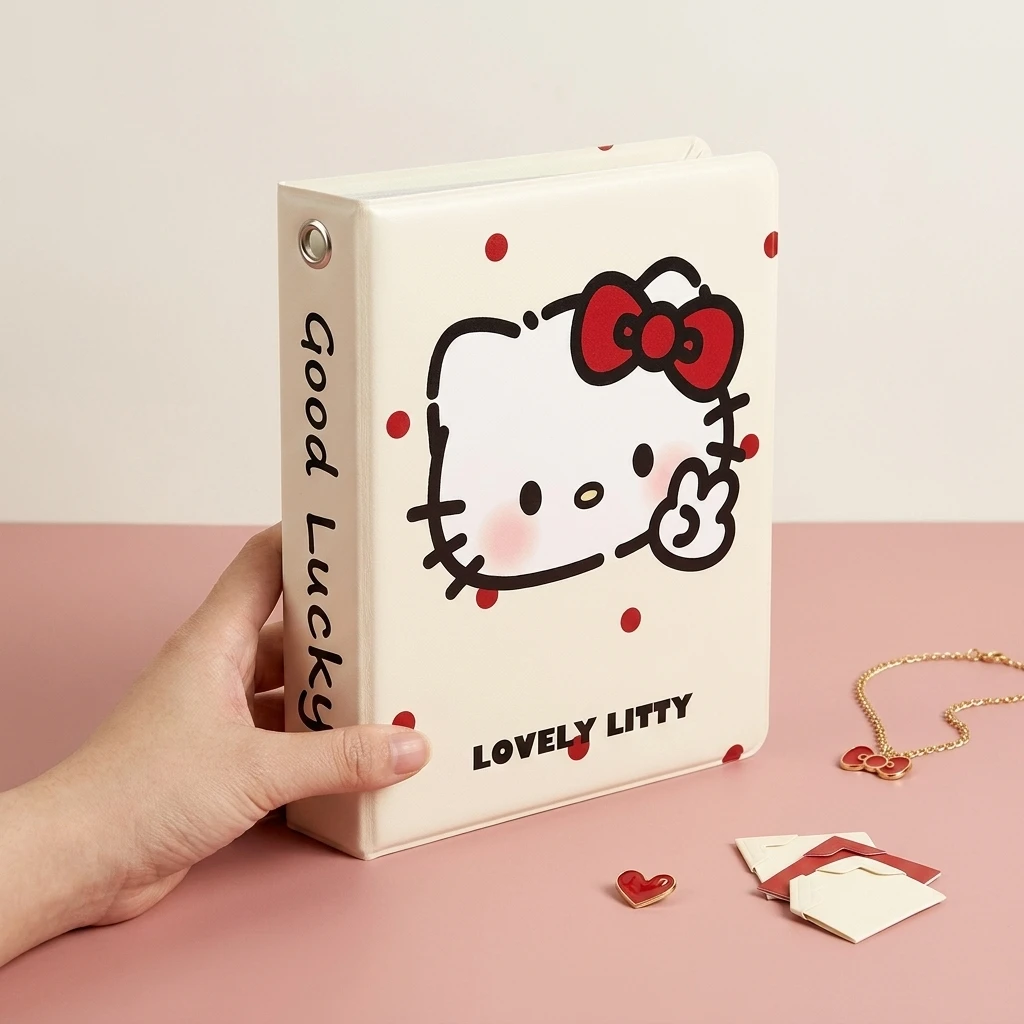Hello Kitty 3 Inch Polaroid Photo Album Cute Storage Book for Cards Business Cards Mini Pictures Value Scrapbook Gift for Girls
Hello Kitty 3 Inch Polaroid Photo Album Cute Storage Book for Cards Business Cards Mini Pictures Value Scrapbook Gift for Girls